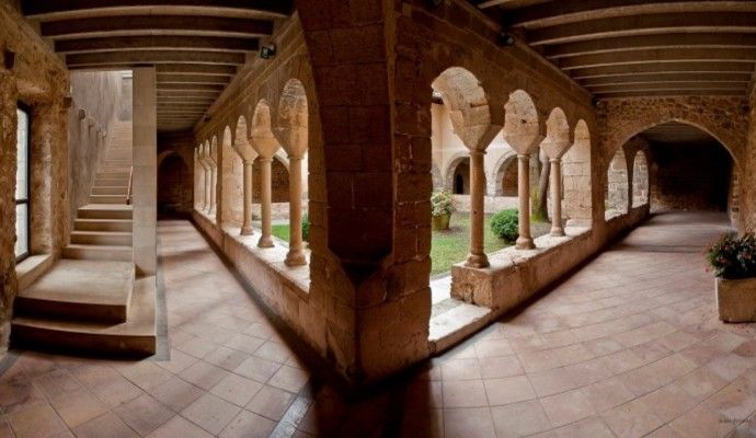Panoramica Claustre santa maria de cervià